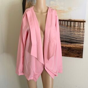 WOMEN’S long sleeve blazer jacket pink XL